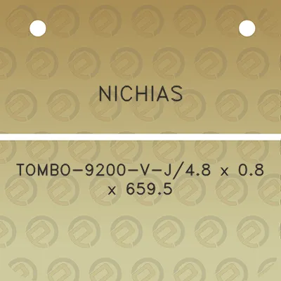 nichias-tombo-9200-v-j48-x-08-x-6595