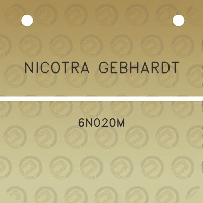 nicotra-gebhardt-6n020m