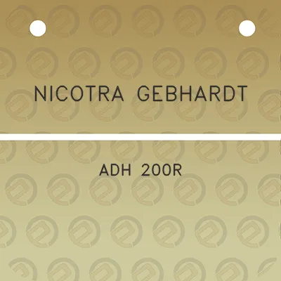 nicotra-gebhardt-adh-200r