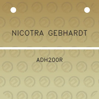 nicotra-gebhardt-adh200r