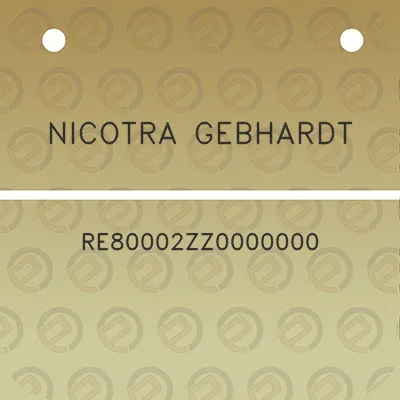 nicotra-gebhardt-re80002zz0000000