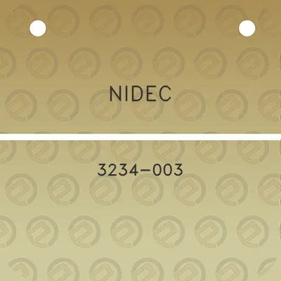 nidec-3234-003