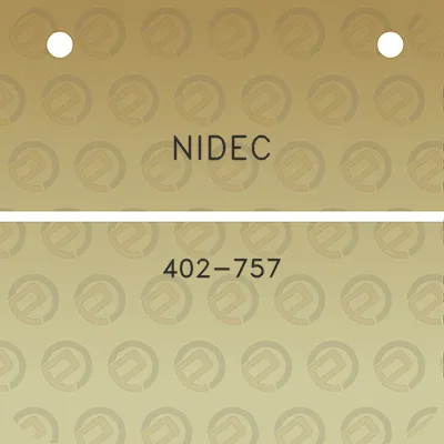 nidec-402-757