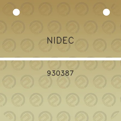 nidec-930387