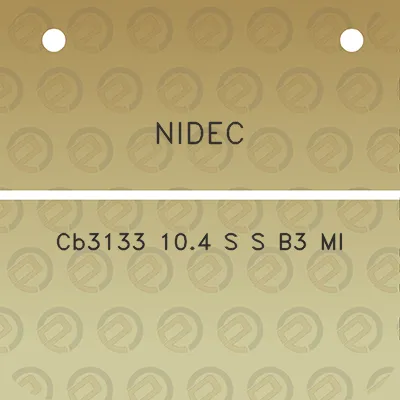 nidec-cb3133-104-s-s-b3-mi