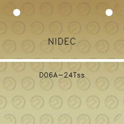 nidec-d06a-24tss