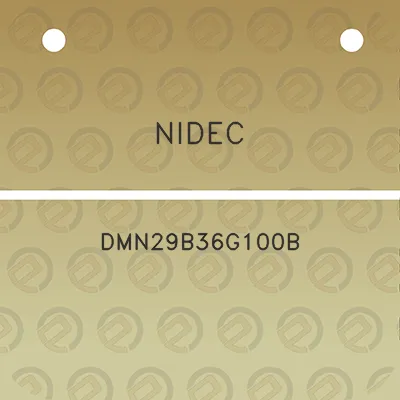 nidec-dmn29b36g100b