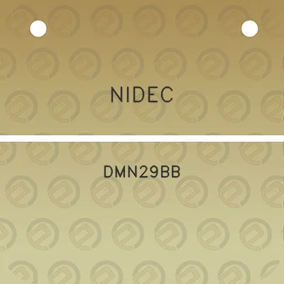 nidec-dmn29bb