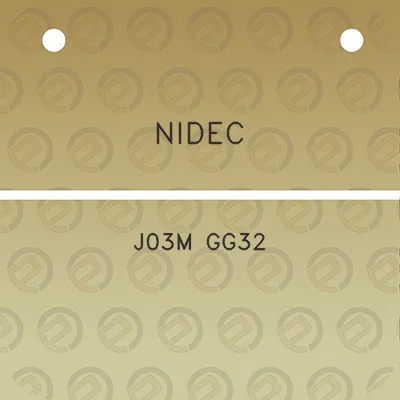 nidec-j03m-gg32