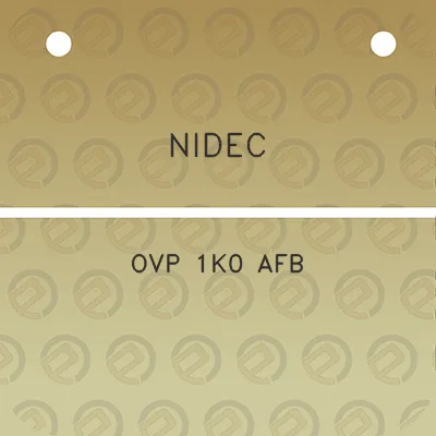 nidec-ovp-1k0-afb