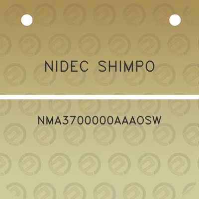 nidec-shimpo-nma3700000aaaosw