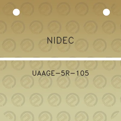 nidec-uaage-5r-105