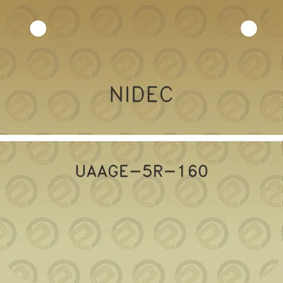 nidec-uaage-5r-160