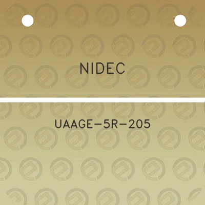 nidec-uaage-5r-205