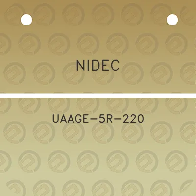 nidec-uaage-5r-220