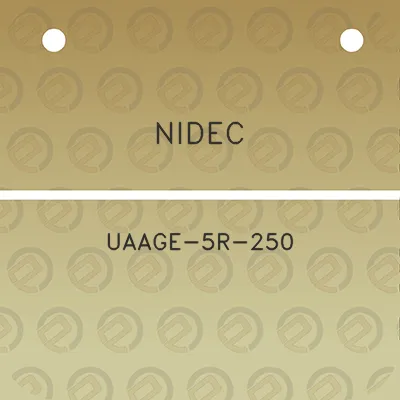 nidec-uaage-5r-250