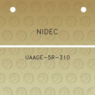 nidec-uaage-5r-310