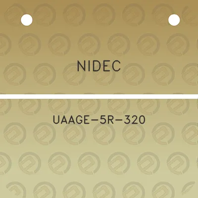 nidec-uaage-5r-320