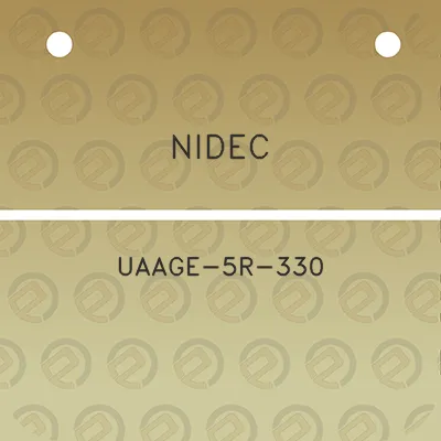 nidec-uaage-5r-330