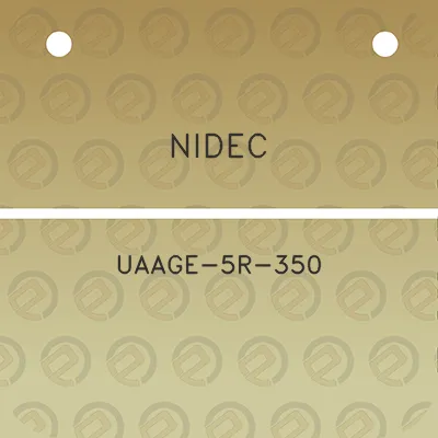 nidec-uaage-5r-350