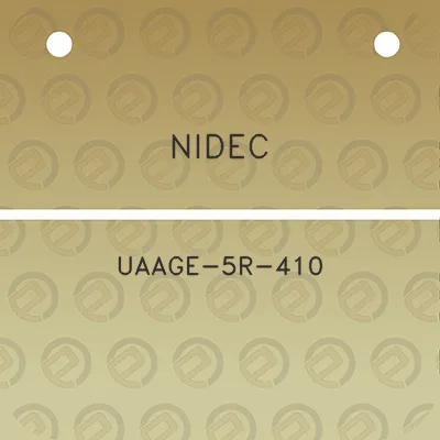 nidec-uaage-5r-410