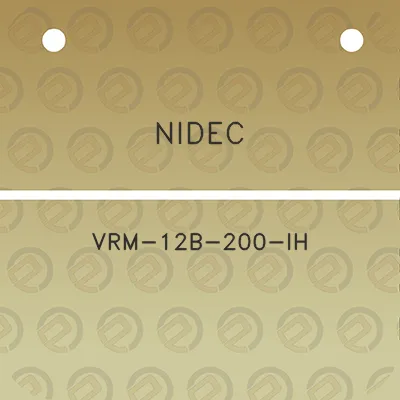 nidec-vrm-12b-200-ih