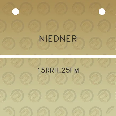 niedner-15rrh25fm