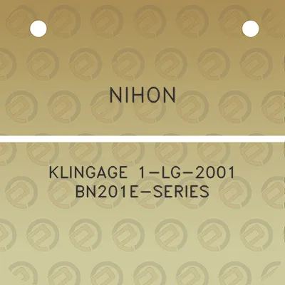 nihon-klingage-1-lg-2001-bn201e-series