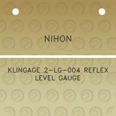 nihon-klingage-2-lg-004-reflex-level-gauge