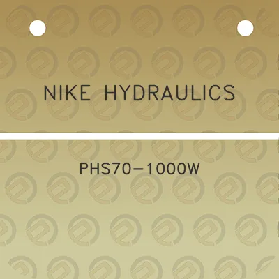 nike-hydraulics-phs70-1000w