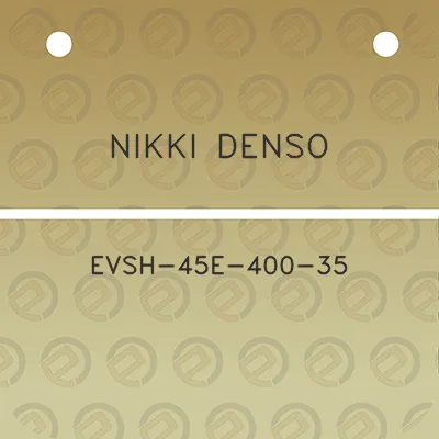 nikki-denso-evsh-45e-400-35