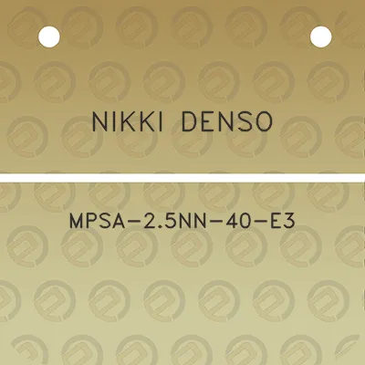 nikki-denso-mpsa-25nn-40-e3