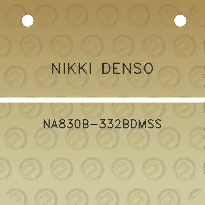 nikki-denso-na830b-332bdmss