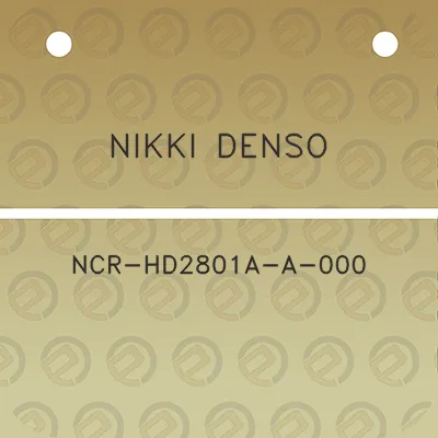 nikki-denso-ncr-hd2801a-a-000