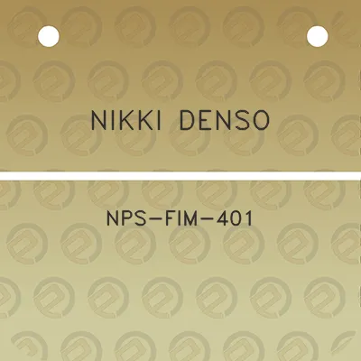 nikki-denso-nps-fim-401