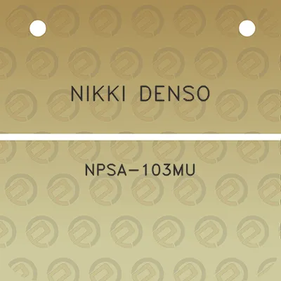 nikki-denso-npsa-103mu