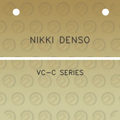 nikki-denso-vc-c-series