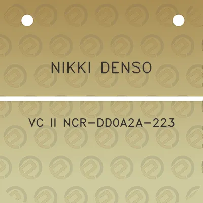 nikki-denso-vc-ii-ncr-dd0a2a-223