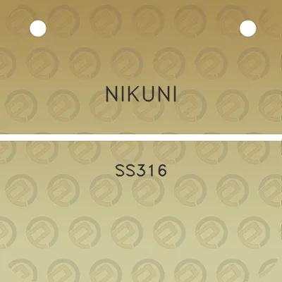 nikuni-ss316