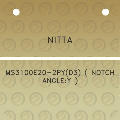 nitta-ms3100e20-2pyd3-notch-angley