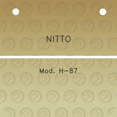 nitto-mod-h-87