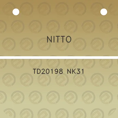 nitto-td20198-nk31