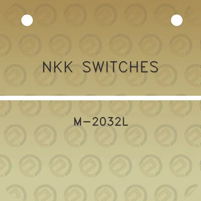 nkk-switches-m-2032l