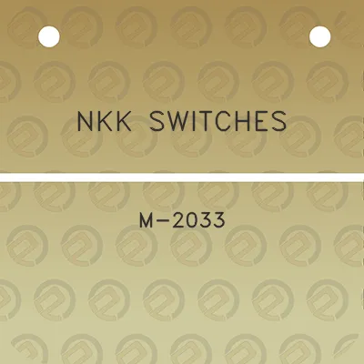 nkk-switches-m-2033