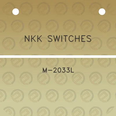 nkk-switches-m-2033l