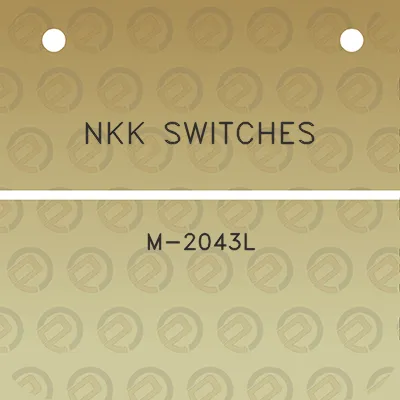 nkk-switches-m-2043l