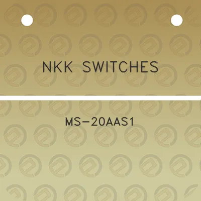 nkk-switches-ms-20aas1