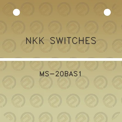 nkk-switches-ms-20bas1