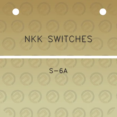 nkk-switches-s-6a