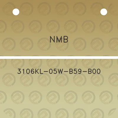 nmb-3106kl-05w-b59-b00